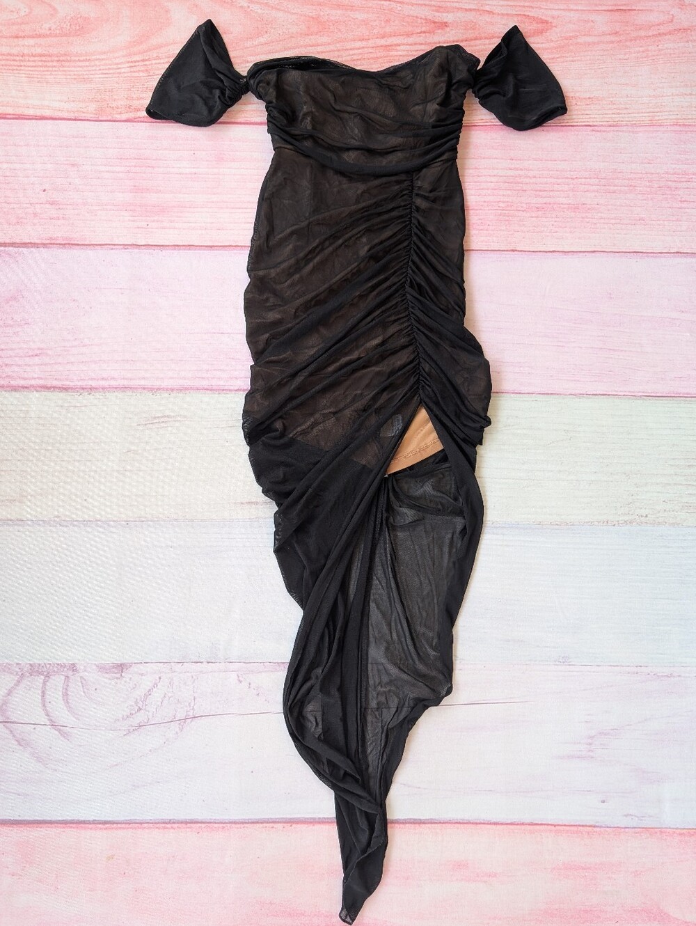 Hello Molly Black Jungle Queen Midi Dress 4US - Picture 6 of 12